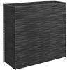 Fioriera rettangolare alta SEPARE' ELEGANCE 79X29 H75 - NICOLI, GRIGIO ANTRACITE