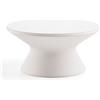 Tavolino da esterno FADE COFFEE TABLE Ø71 H33 - PLUST, WHITE LIGHT