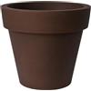 Vaso tondo in resina IKON Ø100 H89 - EURO3PLAST, RUGGINE