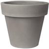 Vaso tondo in resina IKON Ø100 H89 - EURO3PLAST, CEMENTO