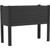 Vaso fioriera per orto rialzato Trama - 100X42 H80 - TERAPLAST, ASH