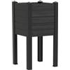 Vaso fioriera per orto rialzato Trama - 42X42 H80 - TERAPLAST, ASH