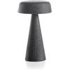 Lampada da tavolo senza fili ricaricabile FADE TABLE LAMP Ø13 H22 - PLUST, GRANITO