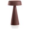 Lampada da tavolo senza fili ricaricabile FADE TABLE LAMP HIGH Ø13 H30 - PLUST, LAVA