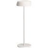Lampada da tavolo senza fili ricaricabile FADE TABLE LAMP METAL Ø13 H38 - PLUST, WHITE LIGHT
