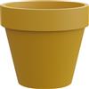 Vaso fioriera in resina STANDARD ONE Ø70 H63 - TERAPLAST, MOUTARD