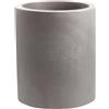Vaso tondo cilindrico ECHO Ø35 H42 - NICOLI, GRIGIO CENERE