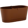 Fioriera da balcone VEGA 40X19 H18 - TERA, CARAMEL
