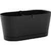Fioriera da balcone VEGA 40X19 H18 - TERA, ASH