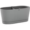 Fioriera da balcone VEGA 40X19 H18 - TERA, FOG