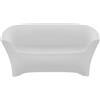 Sofà da esterno OHLA 160X80 H78 - PLUST, BIANCO