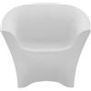 Poltroncina da esterno OHLA 94X78 H78 - PLUST, BIANCO