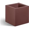 Fioriera KUBE VASO QUADRATO 40X40 H40 - EURO3PLAST, LAVA