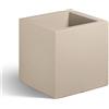 Fioriera KUBE VASO QUADRATO 40X40 H40 - EURO3PLAST, PIETRA