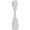 Vaso Elegante di Design da Interno Esterno in Resina Moai Ø29 H126 -Plust, BIANCO