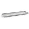 Sottovaso Rettangolare BRUGES 43X15 - ECOPOTS, WHITE GREY