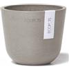 Vaso Tondo OSLO Ø45 H39 - ECOPOTS, TAUPE