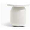 Tavolino sgabello JUJU Ø52 H50 - SERRALUNGA, BIANCO
