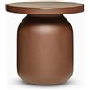 Tavolino sgabello JUJU Ø52 H50 - SERRALUNGA, CORTEN