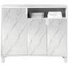 Mobile madia scarpiera Milano 520 - 100x37 H88, MARMO BIANCO