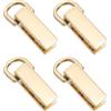 PATIKIL Clip Laterale Per Borsa, 4 Pcs Fibbia In Metallo Per Appendere Cinghia Da Borsa Connettore A Catena Con Anello D Per Fabbricazione Di Borse Fai Da Te Artigianato Tracolla Oro Chiaro