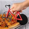 Alnicov Bike Pizza Cutter Rotella tagliapizza Lame super affilate in acciaio inossidabile - Rosso