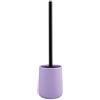 MSV - Scopino per WC con Supporto in Ceramica - Modello MAONIE - Setole Antiusura - 10,4 x 38,8 cm - Autoportante - Porta scopino Non Fisso - Design Classico ed Elegante - Lavanda Opaca