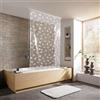 Kleine Wolke 3321114747 - Tenda da Doccia avvolgibile, per Sostegno Piccolo, 128 x 240 cm, Motivo: Conchiglie, Colore Bianco