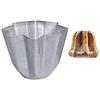 Buby Party TEGLIA STAMPO TORTIERA FORMA PANDORO PANETTONE NATALE 500 gr MADE ITALY