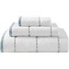 Tommy Bahama - Asciugamani da bagno, morbidi e ad alta assorbenza, certificati OEKO-TEX® (Ridley, blu a tinta unita, 3 pezzi)