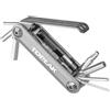 TOPEAK Tubi 11 Chiave Multiuso per Ciclismo, attrezzo per Bicicletta, Nero, 7,6 x 2,7 x 1,7 cm
