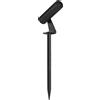 V-TAC Faretto LED da Terra 2W CCT 4000K Nero con Picchetto orientabile - SKU 24007