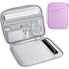 MoKo 9-11 Manicotto imbottito per tablet Custodia protettiva per iPad A16 2025/Pro 11, iPad 10./Air 5/4. 10,9'', i-Pad9/8. 10,2, Galaxy Tab S8/S9 11'', Borsa per tablet con maniglia, Viola
