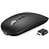 PINKCAT Mouse Wireless Ricaricabile, Mouse USB C, Doppia Modalità (Bluetooth 5.1 + USB C), Mouser Wireless Ergonomico Silenzioso, Mouse Bluetooth, 1200 DPI, per MacBook Air/Pro iPad