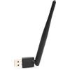 HTS e-com DigiQuest - Chiavetta USB WLAN per Digi Quest Q60 / Q80 / Q90 / Q99 - Mini adattatore con antenna + 2 dB 150 Mbit/s, compatibile con E2, IPTV, ricevitore Mag, PC & Notebook - Plug & Play, USB 2.0/3.0