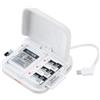 PGYTECH CreateMate Mini Custodia Lettore Di Schede Ad Alta Velocità, 2-in-1 SD4.0/Micro SD Portatile Archiviazione, Doppio Slot Trasferimento/USB 3.1/Type-C/OTG per Camera/Telefono/ActionCam, Bianco