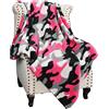 Catalonia Classy Catalonia Coperta Sherpa scozzese a scacchi Coperta soffice, coperta in pile calda super morbida Coperta da tiro per divano letto TV con coperta da divano a doppia cucitura a doppia faccia