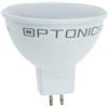 OPTONICA Temperatura colore Lampada 6000K Bianco Freddo, CONFEZIONE 1 *** Lampadina dicroica faretto led spillo gu5.3 mr16 7watt risparmio energetico