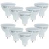 OPTONICA Lampadina dicroica led spillo gu5.3 7watt risparmio energetico 6000k pezzi 10