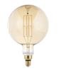 Optonica 1792 lampada led g200 e27 8w dimmerabile vetro dorato calda 1800k
