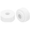 QUARKZMAN 10pz Perline Isolanti in Ceramica, 6,2mm x 20mm x 11mm Fascio di Fili Elettronici Isolamento Protezione Termica Tubo Ceramico a Forma Rotonda per Fascio di Cavi, Protezione Filo
