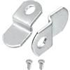 QUARKZMAN 20Pz 1/8 Clip per Tela Offset, Clip per Specchio per Cornici, Clip per Montaggio Su Tela a Forma di Z Con 1 Fori di Montaggio Con Viti, Argento