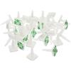 PATIKIL Adesivo PCB Distanziale, 40pz Adesivi Distanziatori 0.5 Supporto Altezza Adesivo Isolato Distanziatori per PCB PC Scheda Supporto, Bianco