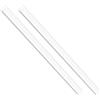 QUARKZMAN ID18xOD20xL305mm/12 Acrilico Tubo Rigido Rotondo 2pz Trasparente | per Illuminazione Modelli Idraulica Artigianato