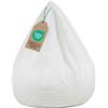 DreamRoots Fodera interna pouf sacco M 75x120 cm - sacco interno senza imbottitura da riempire con palline di polistirolo, rivestimento di ricambio per bean bag