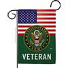 Americana Home & Garden Armed Forces Rangers United State American Military Retire Ufficiale Decorazione Casa Banner Piccolo Cantiere Regalo Doppio Lato, Made in USA, Tessuto Spesso