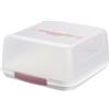 Scatola Porta Torte Rettangolare In Plastica Con Maniglia | Contenitore Per Dolci Con Coperchio A Scatto, 26,5x27,5x12,5cm, BPA Free