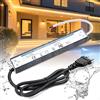 BRIMETI Trasformatore LED 220V 12V 200W Esterno Impermeabile IP67 Adattatore Alimentatore con Spina LED Driver AC 220V a DC 12V 16.6A Transformer Interruttore Tensione Trasformatori per Striscia