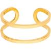 Purelei Anello Basic, in filigrana, a doppia fila, in acciaio inox placcato oro 14 K, placcato oro rosa 18 carati o argento (taglia 56-60), regolabile e impermeabile, Acciaio inossidabile, Nessuna