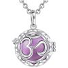 AEONSLOVE Collana Angeli Gravidanza, Collana Ohm Lunga Donna Con Ciondolo Chiama Angeli Bola Messicana Maternita per Mamma e Bambino Regalo Originale Bel Gioielli